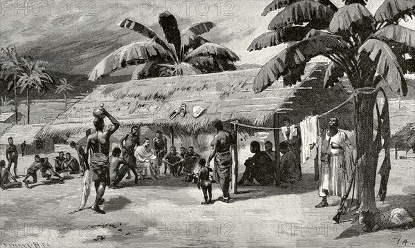 A village in Equatorial Africa