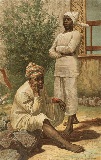 Manua Sera and captain Uledi, shipwrecked savior