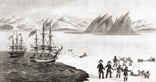 First communication with the natives of Prince Regent's Bay