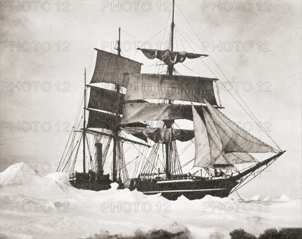 Terra Nova, captive in heavy ice pack,,
