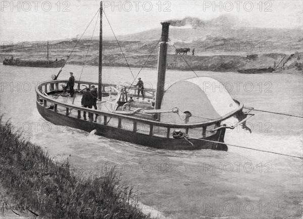 William Symington's stern wheel steam tug