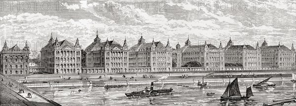 St. Thomas's Hospital, Lambeth, London, England