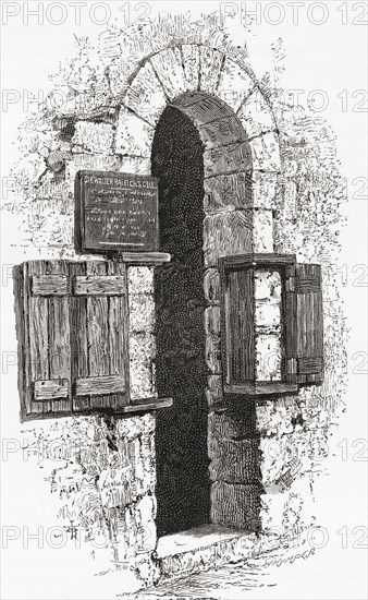 The so-called Raleigh's cell in the White Tower, Tower of London,,