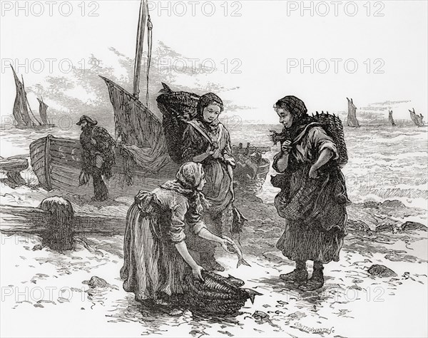Scottish fishwives in the 19th century