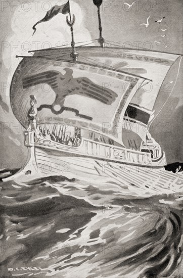 A Roman bireme