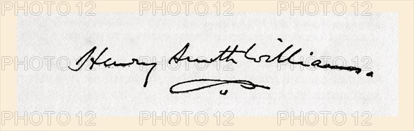 Signature of Henry Smith Williams