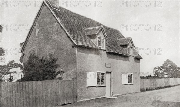 John Bunyan's house in Harrowden, Bedford, England,