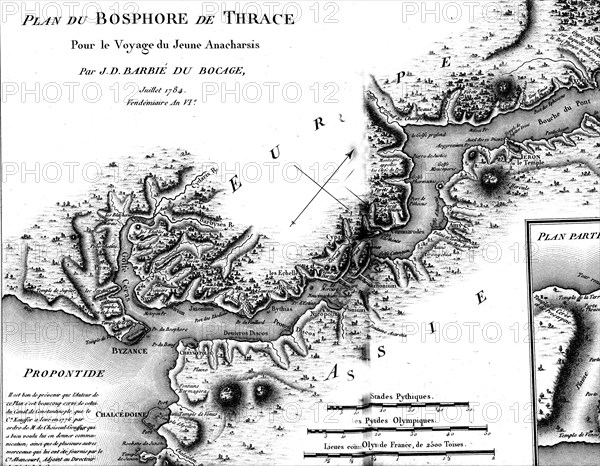 Thracian bosphorus and bizantium ( greece )