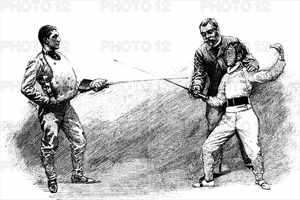 Fencing lesson