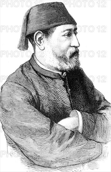 Auguste mariette, french egyptologist and archeologist 1885