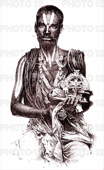 Fakir, from india 1889