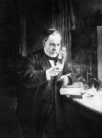 Louis pasteur, famous french scientist, biologist ,chemist, discover the principles of vaccination ,microbial fermentation, pasteurization. 1898