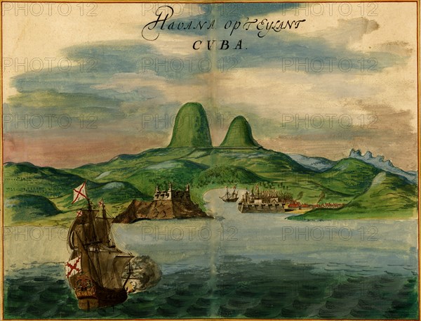 Port of Havana Cuba 1639
