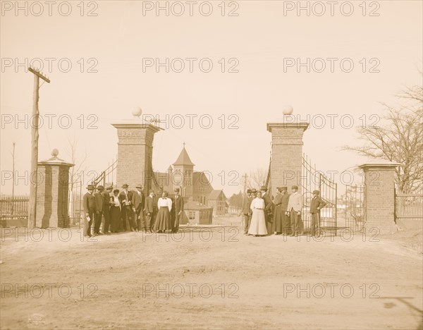 The Lincoln gates, Tuskegee Institute, Ala.