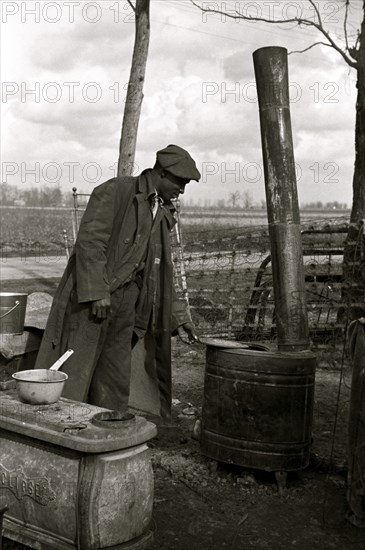 African American Evicted sharecropper, New Madrid County, Missouri