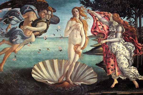 Botticelli: Birth of Venus, 1485