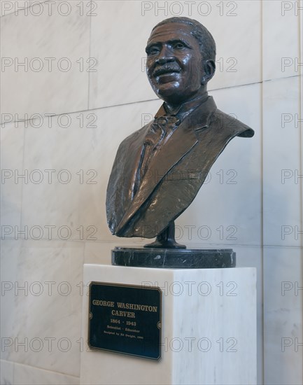 Statue of George Washington Carver at the Alabama Department of Archives and History, Montgomery, Alabama