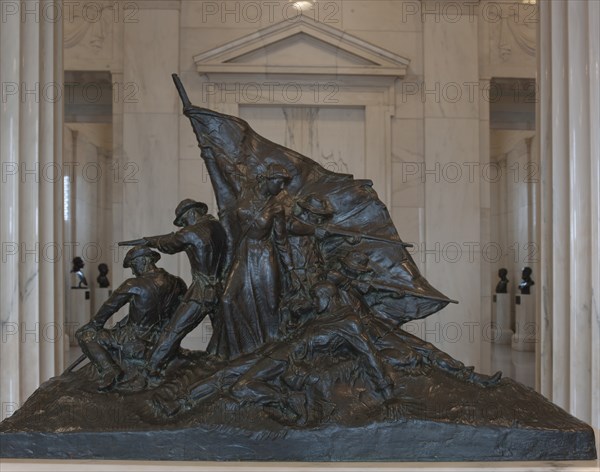 Sculpture at Alabama Department of Archives and History, Montgomery, Alabama