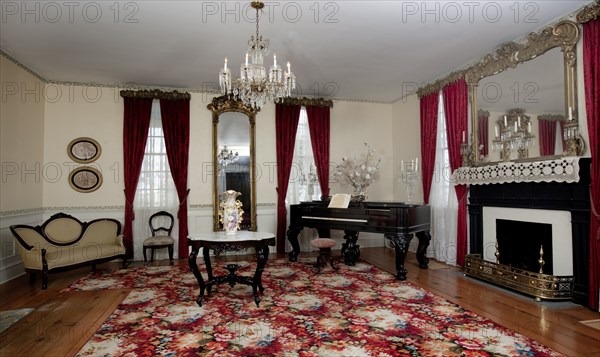 First parlor in the First White House of the Confederacy, Montgomery, Alabama