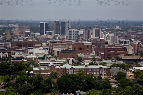 Views of Birmingham, Alabama, from Vulcan Statue