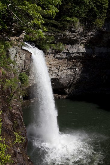 Waterfall in Desoto State Park, Fort Payne, Alabama