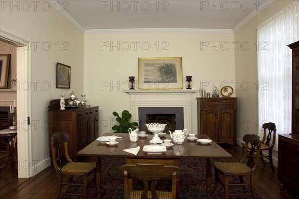 Interior of the House where Helen Keller grew up