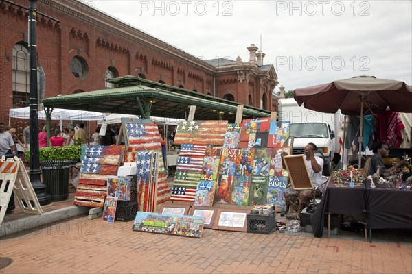 African American Art Vendors at DC Flea Market