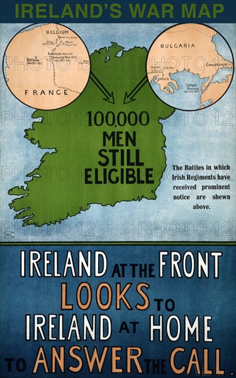 Irelands war map