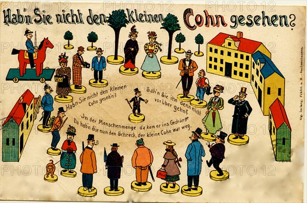 German Anti-Semitic Postcard