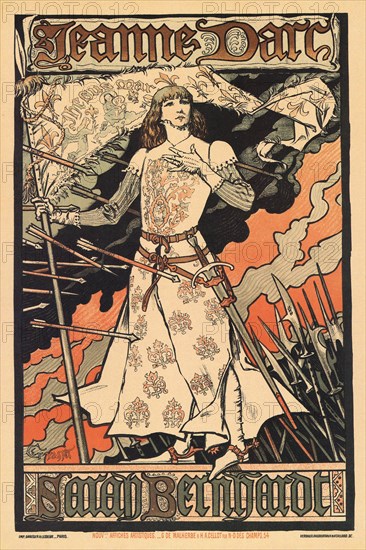 Sara Bernhardt as Joan of Arc