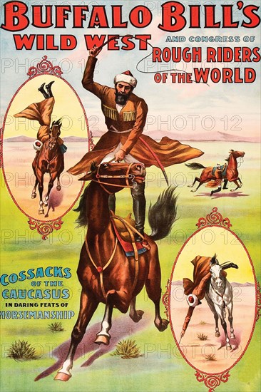 Buffalo Bill Wild West with Russian Cossack riders