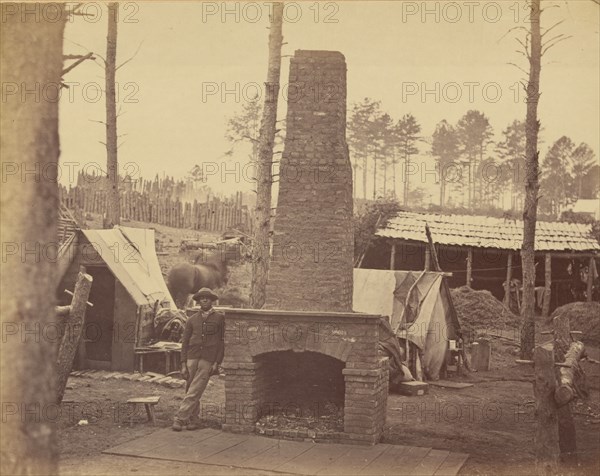 Breaking camp, Brandy Station, Virginia