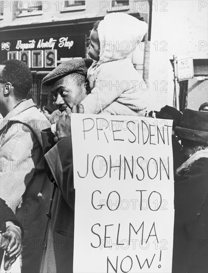 President Johnson go to Selma now!