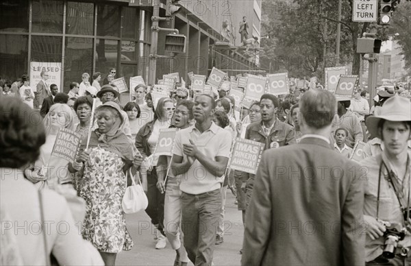 Poor People's March at Lafayette Park and on Connecticut Avenue