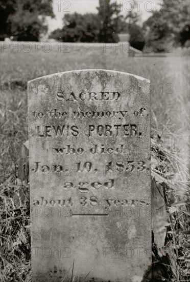 Slave's Grave Stone