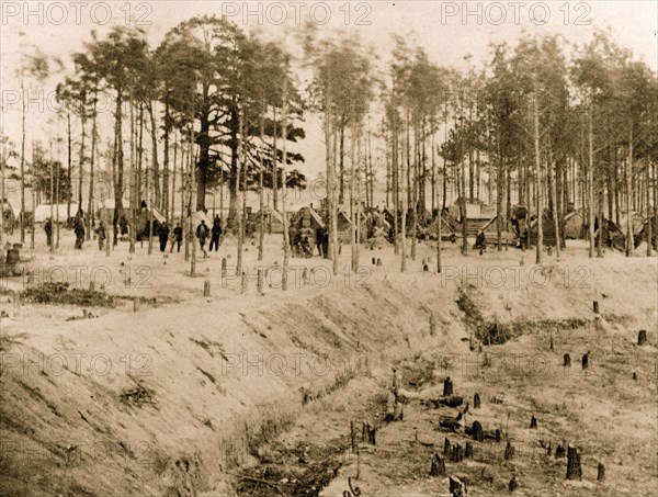 Camp of 27th U.S. Colored Infantry