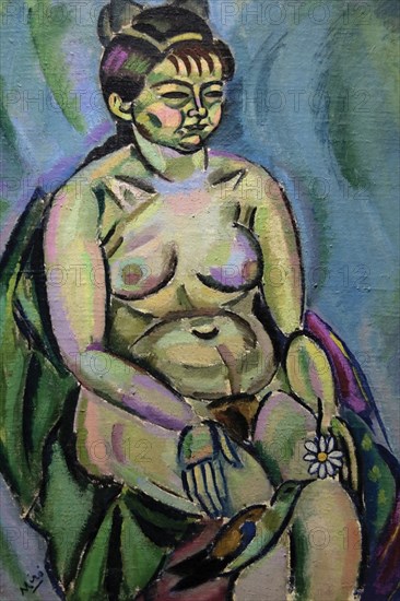 Nude with a Flower