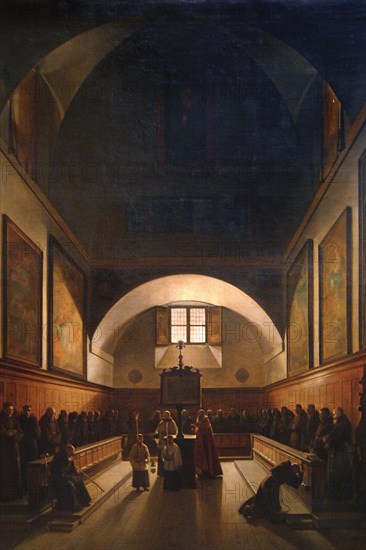 Choir of the Capuchin Church in Rome