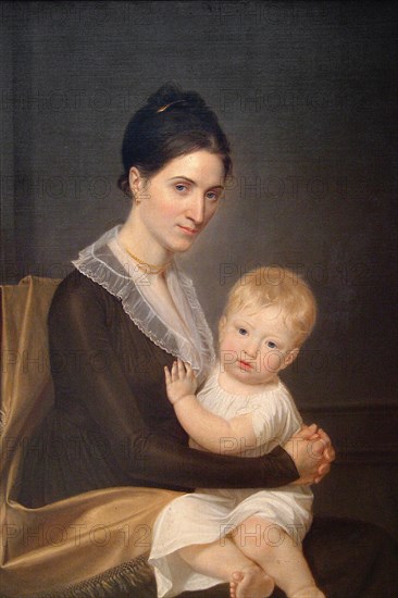 Mrs. Marinus Willett and Her Son Marinus, Jr.