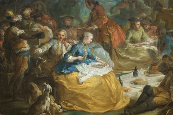 The Picnic after the Hunt (Detail)