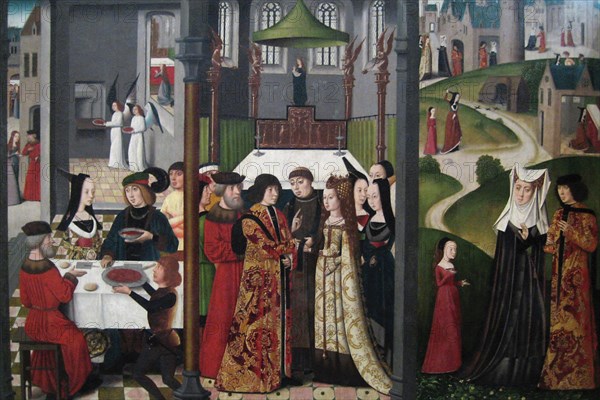 The Life and Miracles of Saint Godelieve, polyptych, last quarter of 15th century