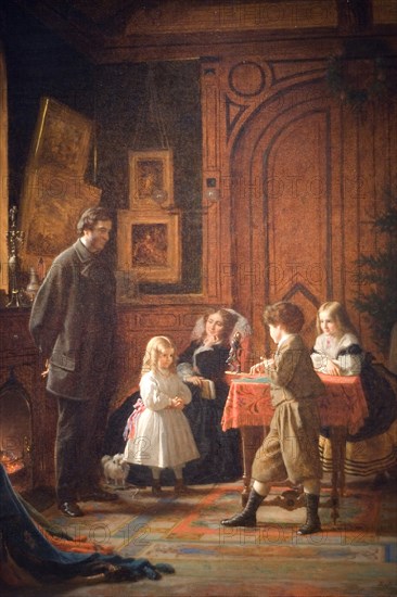 Christmas-Time, The Blodgett Family, 1864