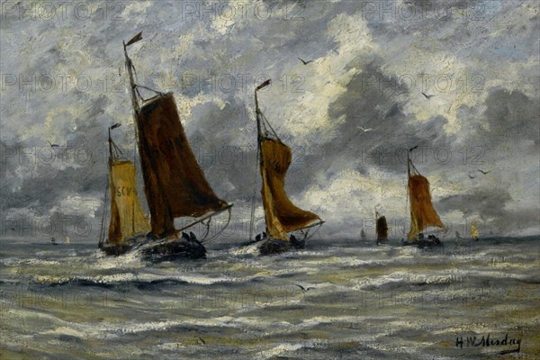 Ships at Full Sea