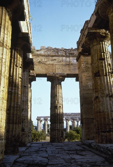 Magna Graecia. Temple of Hera II Paestum.