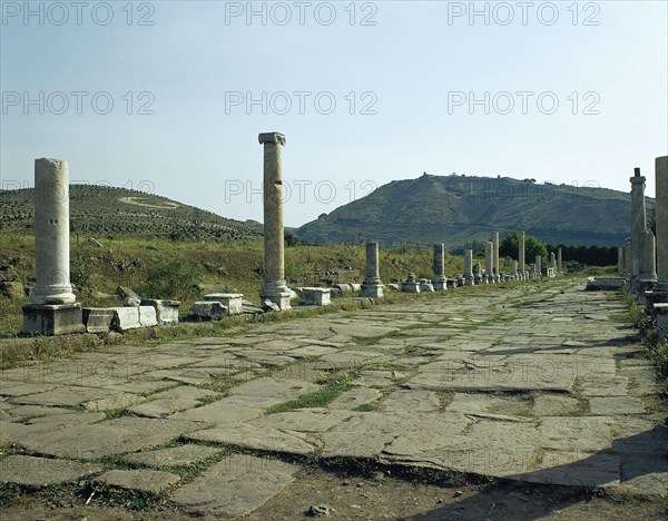 The Via Sacra from Pergamon to Asclepeium.