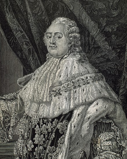 Louis XVI (1754-1793). King of France. Portrait. Engraving.