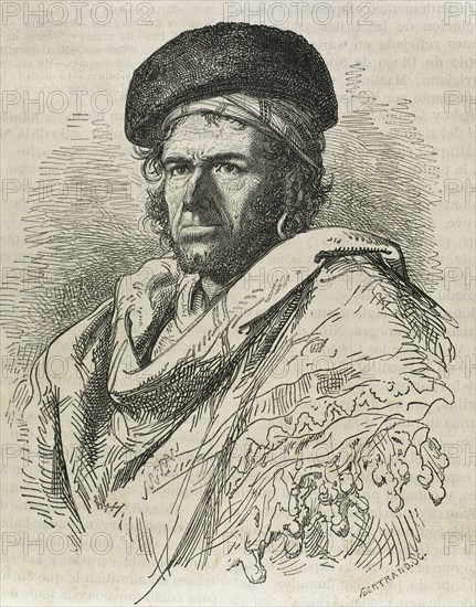 Bandit. Andalusia. Spain. Engraving. 19th century.