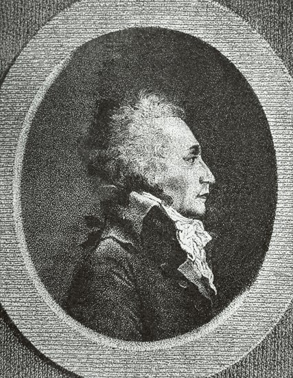 Maximilien Robespierre (1758-1794). Politician of the French Revolution.