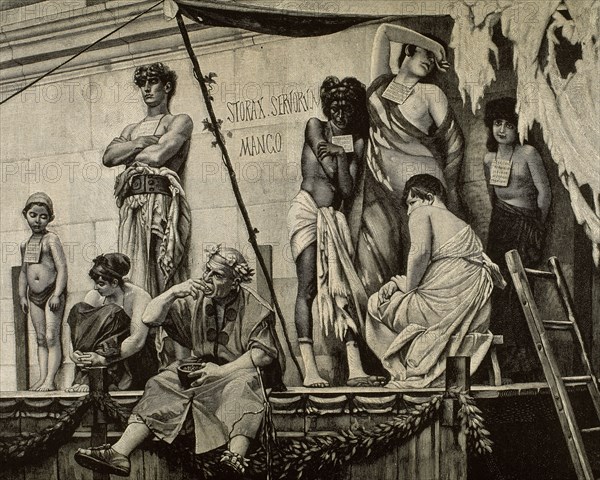 Slaves market.