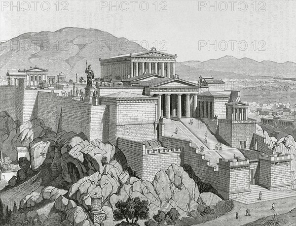 Ancient Greece. Athens. Acropolis.